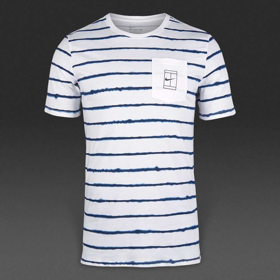 Nike Sportswear Court Pocket Tee White / Obsidian for Men